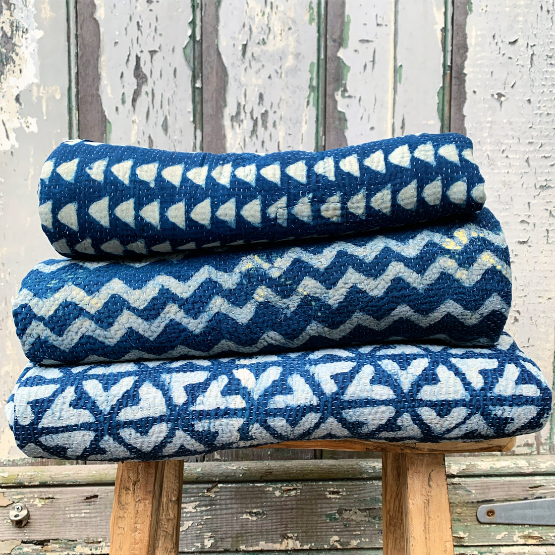 The beautiful art of indigo mud resist blockprints