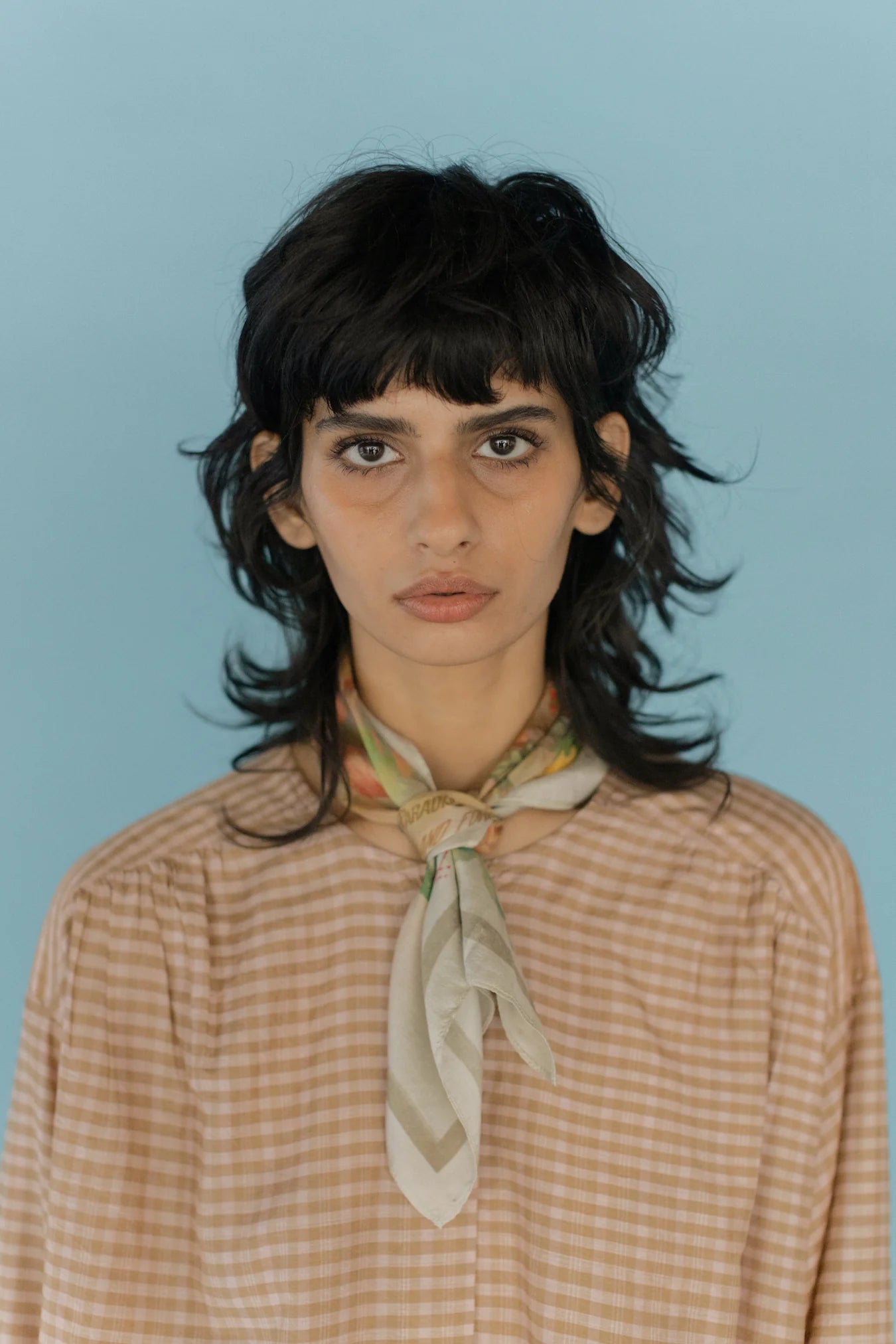 Runaway Bicycle Eddy 01 - handloom silk scarf