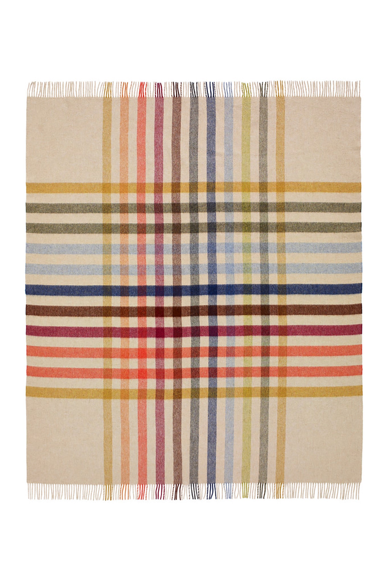 Bronte by Moon Henley throw - Beige/Multi