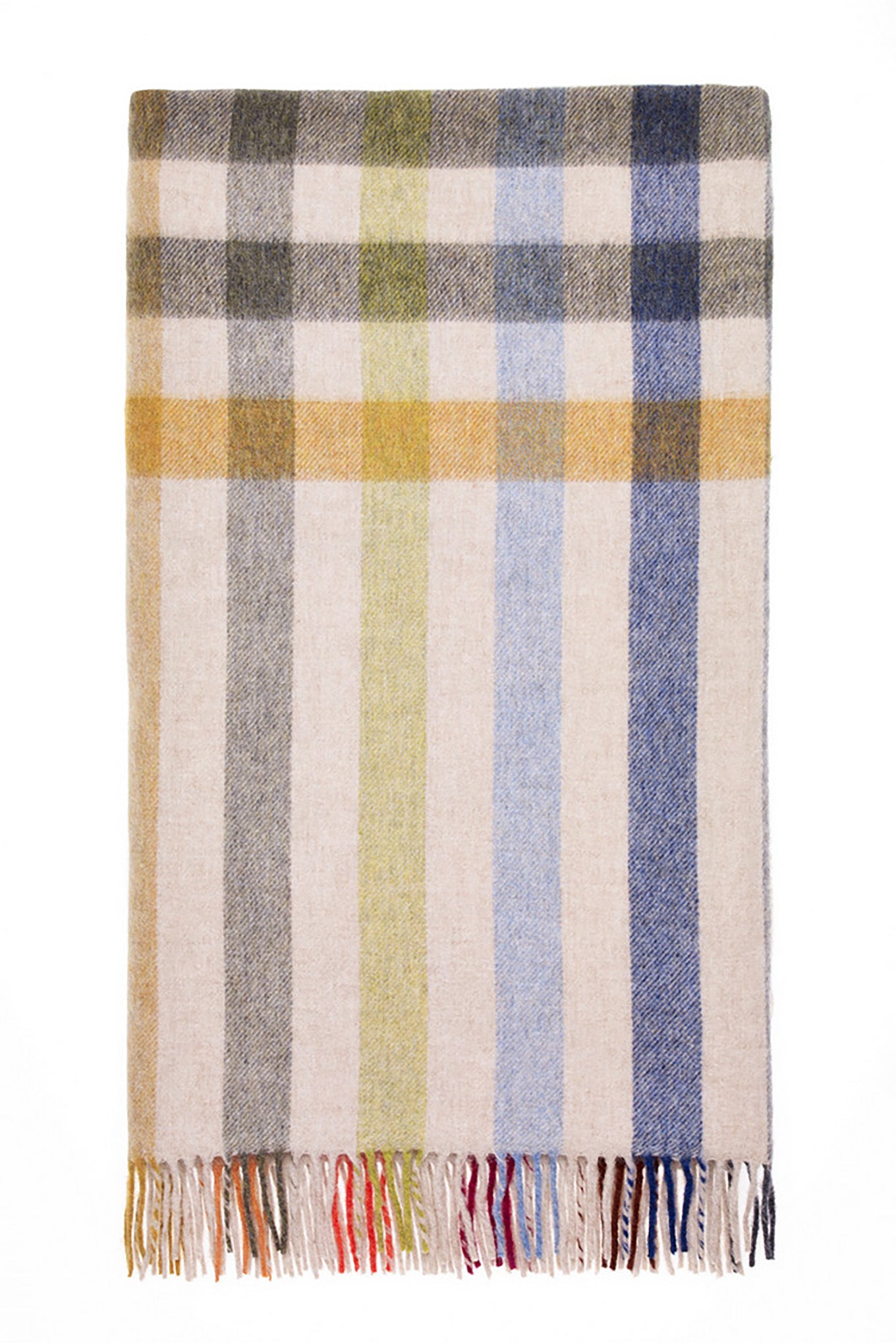 Bronte by Moon Henley throw - Beige/Multi