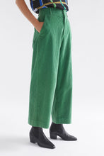 Load image into Gallery viewer, Elk the Label Rhes cotton corduroy wide leg pants in sea green.