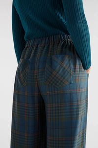 Elk the label Seine pant in tencell lyocell plaid print.