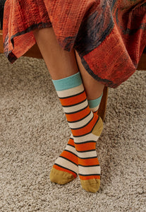 Nancybird striped cotton socks.