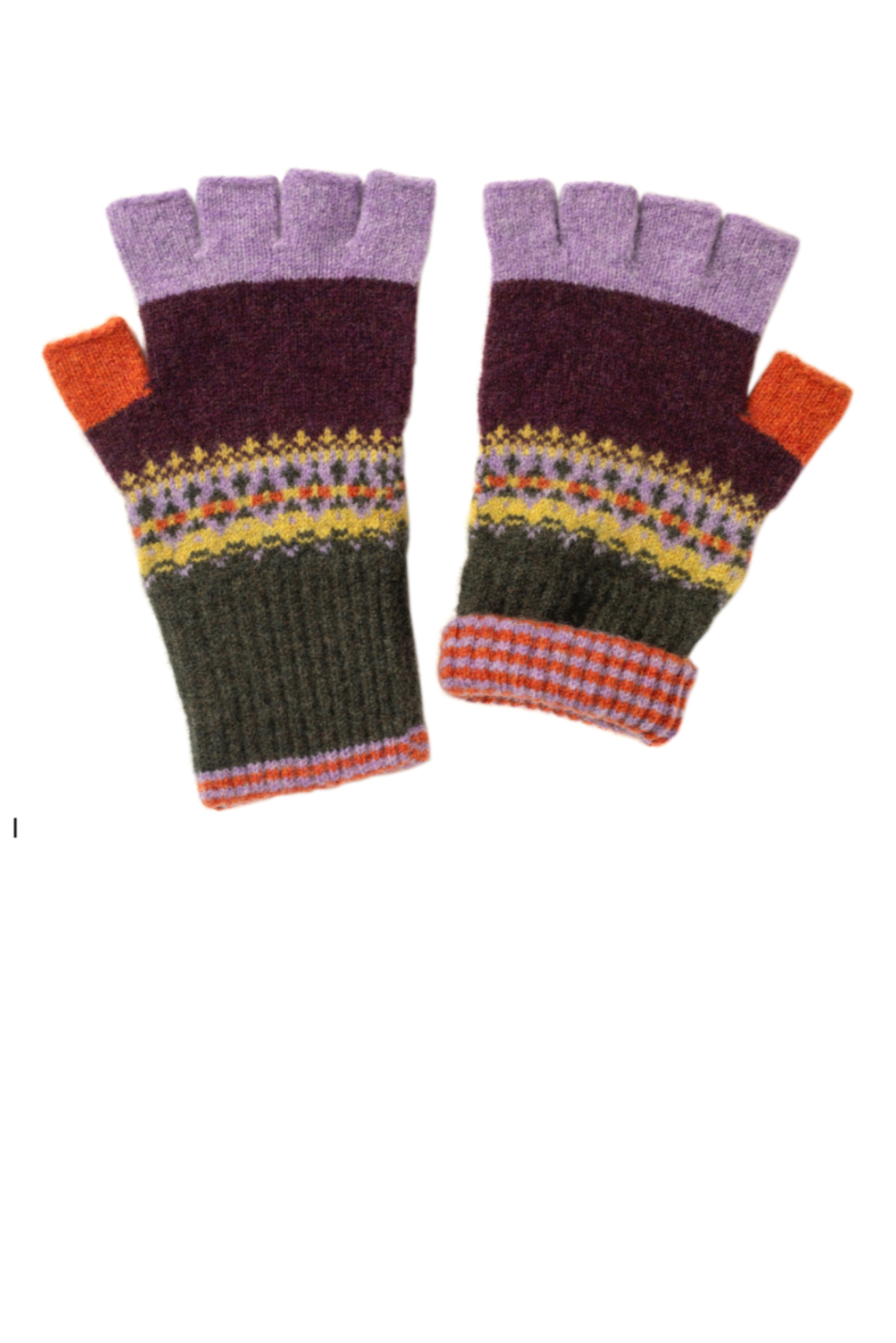 Eribe Alloa fingerless gloves in Copperland.