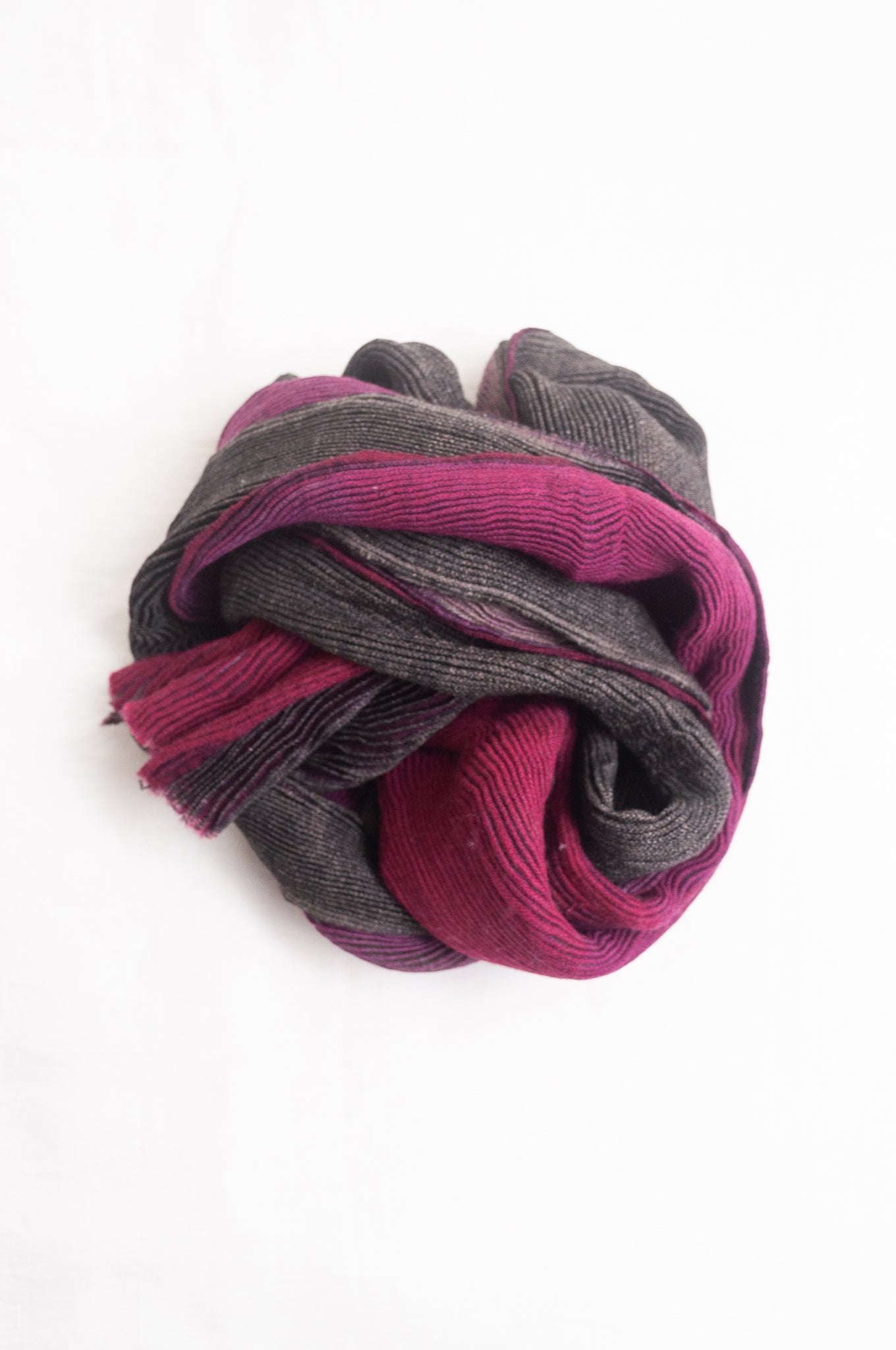 Neeru Kumar shibori wool scarf - magenta