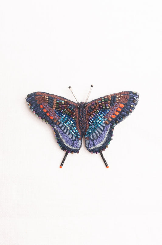 Trovelore brooch - Red spotted purple butterfly