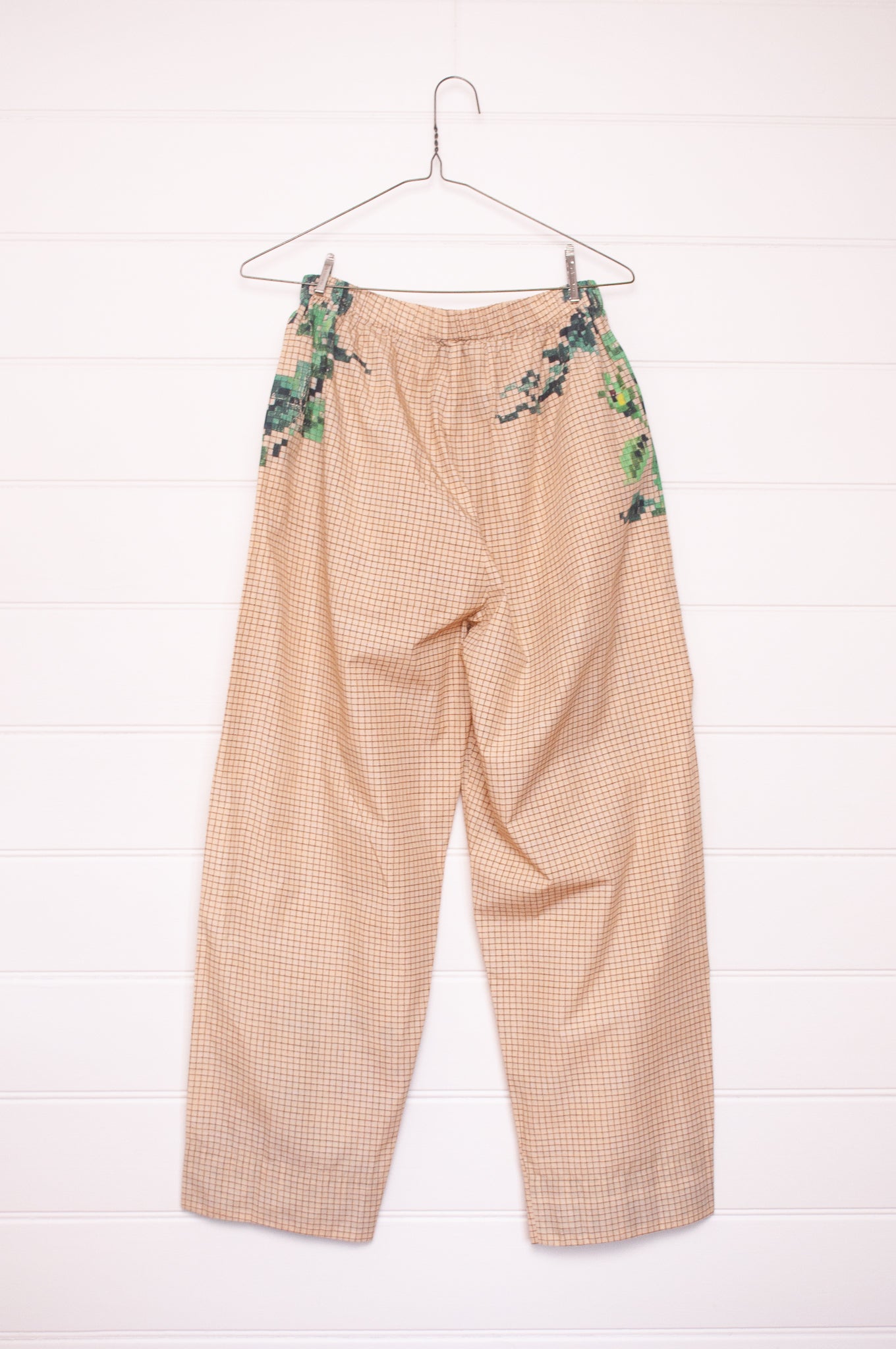 Raga Designs digital print floral cotton pull on pants.