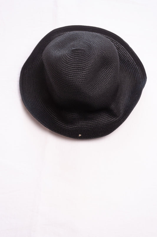 PCNQ Noah made in Japan black foldable hat.