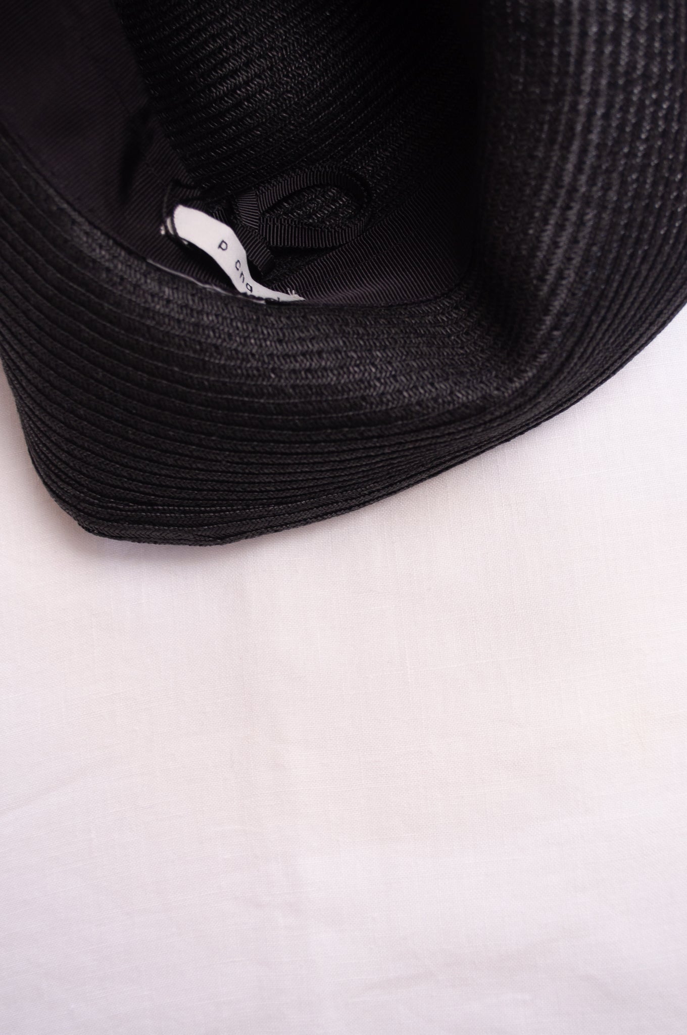 PCNQ Noah made in Japan black foldable hat.