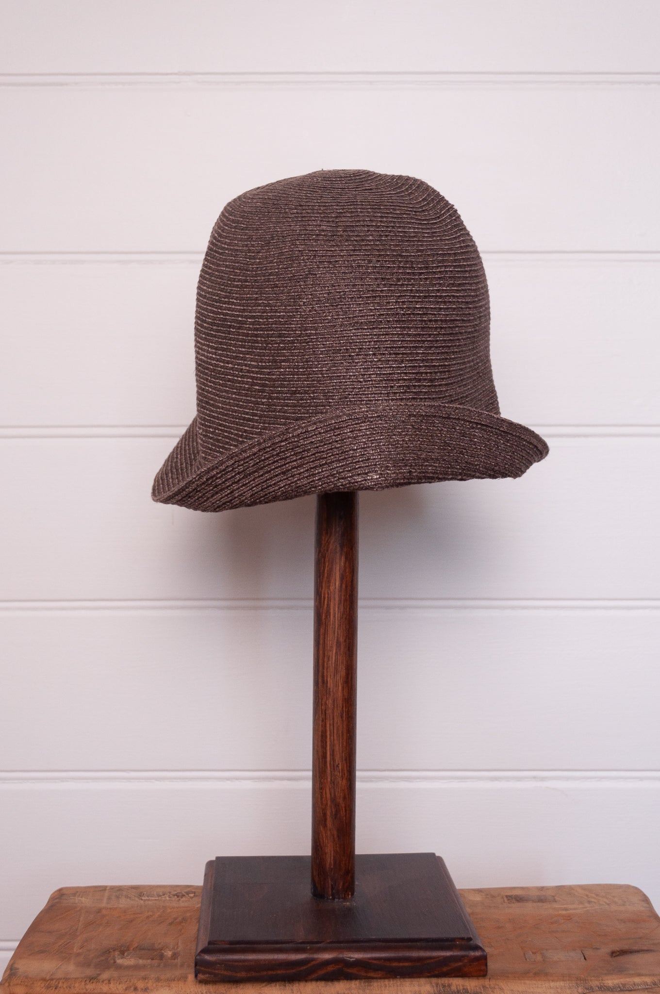 PCNQ made in Japan Hina bucket hat in brown.