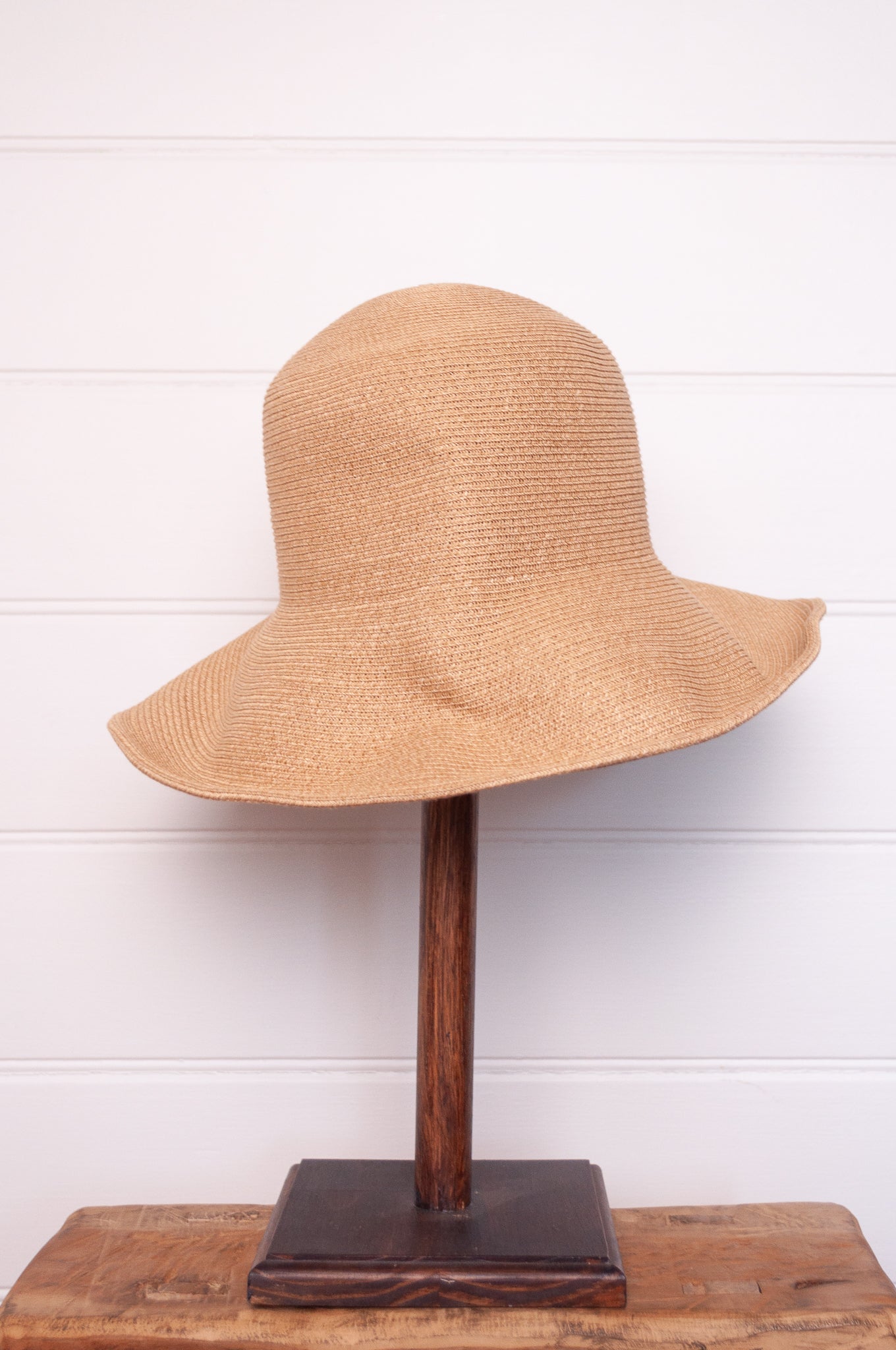PCNQ Serge made in Japan natural beige foldable hat.