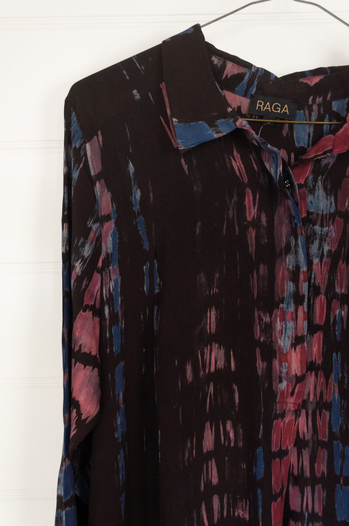 Raga Jade shibori shirtdress
