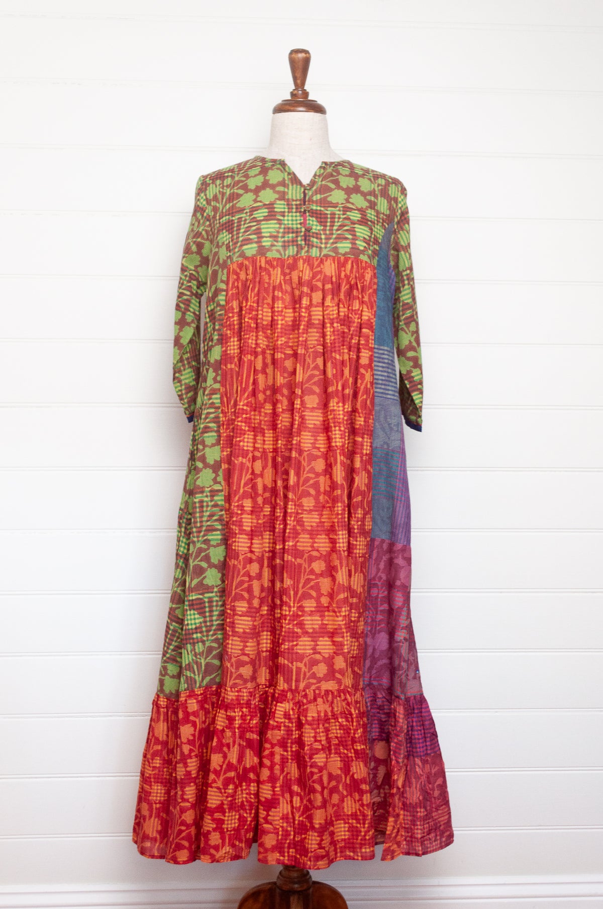Lotus Veda Desire dress - purple check