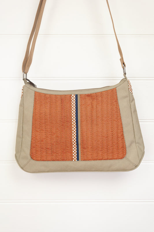 Anna Kaszer handbag - Waki (Net slate)