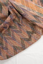 Load image into Gallery viewer, Vintage lohori wave stitch kantha on colourful fabric.