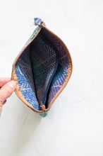 Load image into Gallery viewer, Colourful vintage lohori kantha zippered pouch
