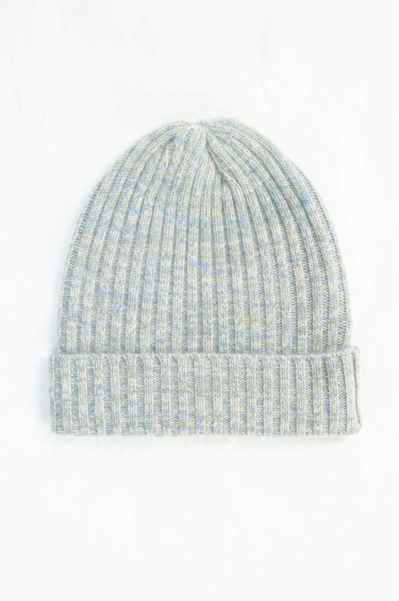 Juniper Hearth ribbed cashmere beanie - ice blue