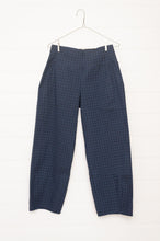 Load image into Gallery viewer, Valia made in Melbourne Sydney Quay pant ink navy check.