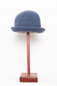 PCNQ made in Japan wool felt bucket hat, Kevin in navy blue.