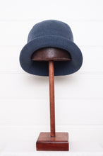Load image into Gallery viewer, PCNQ made in Japan wool felt bucket hat, Kevin in navy blue.