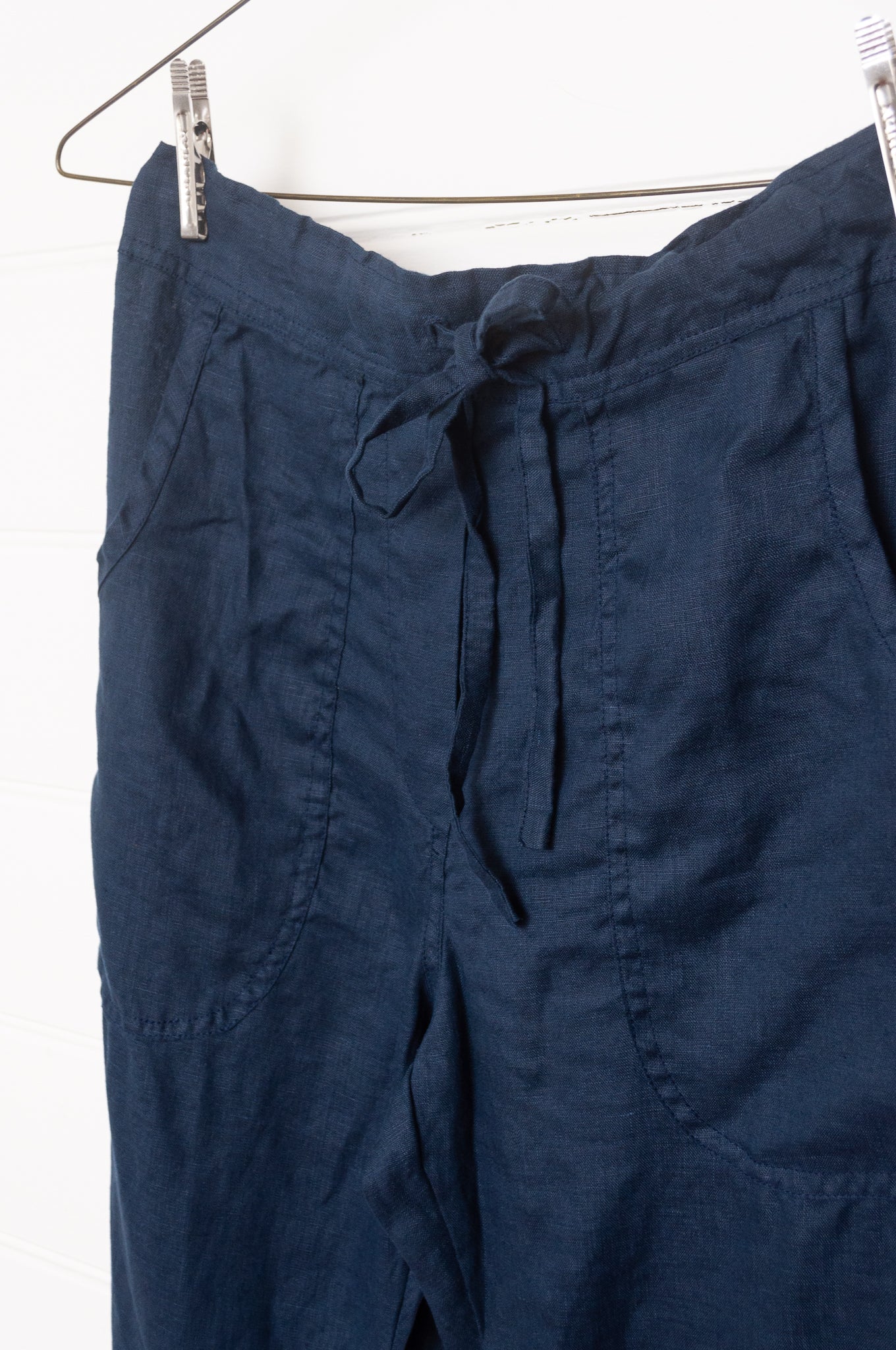 Frockk Fleur linen pants - navy