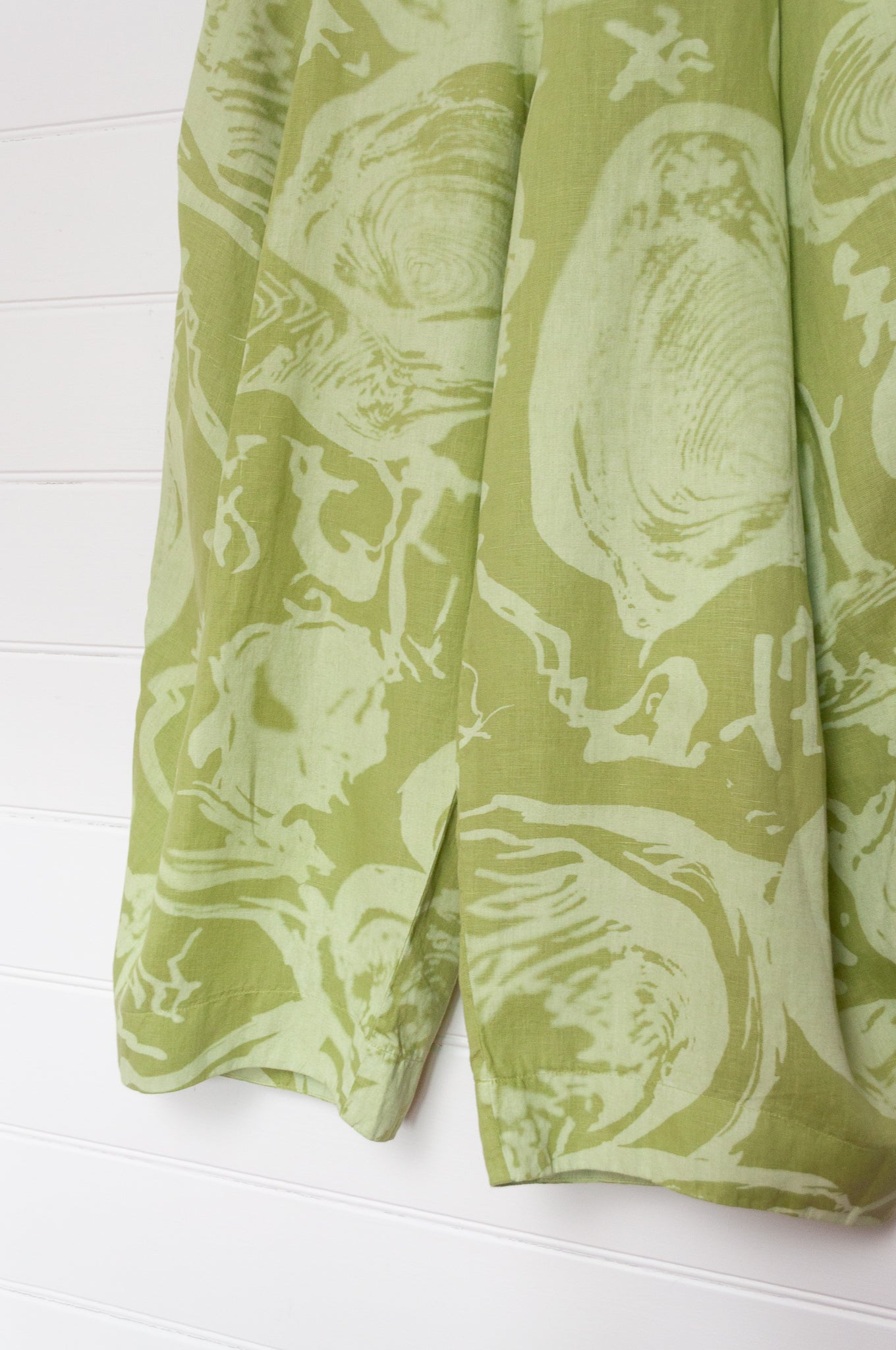 Valia Maldives pant - Tarragon print