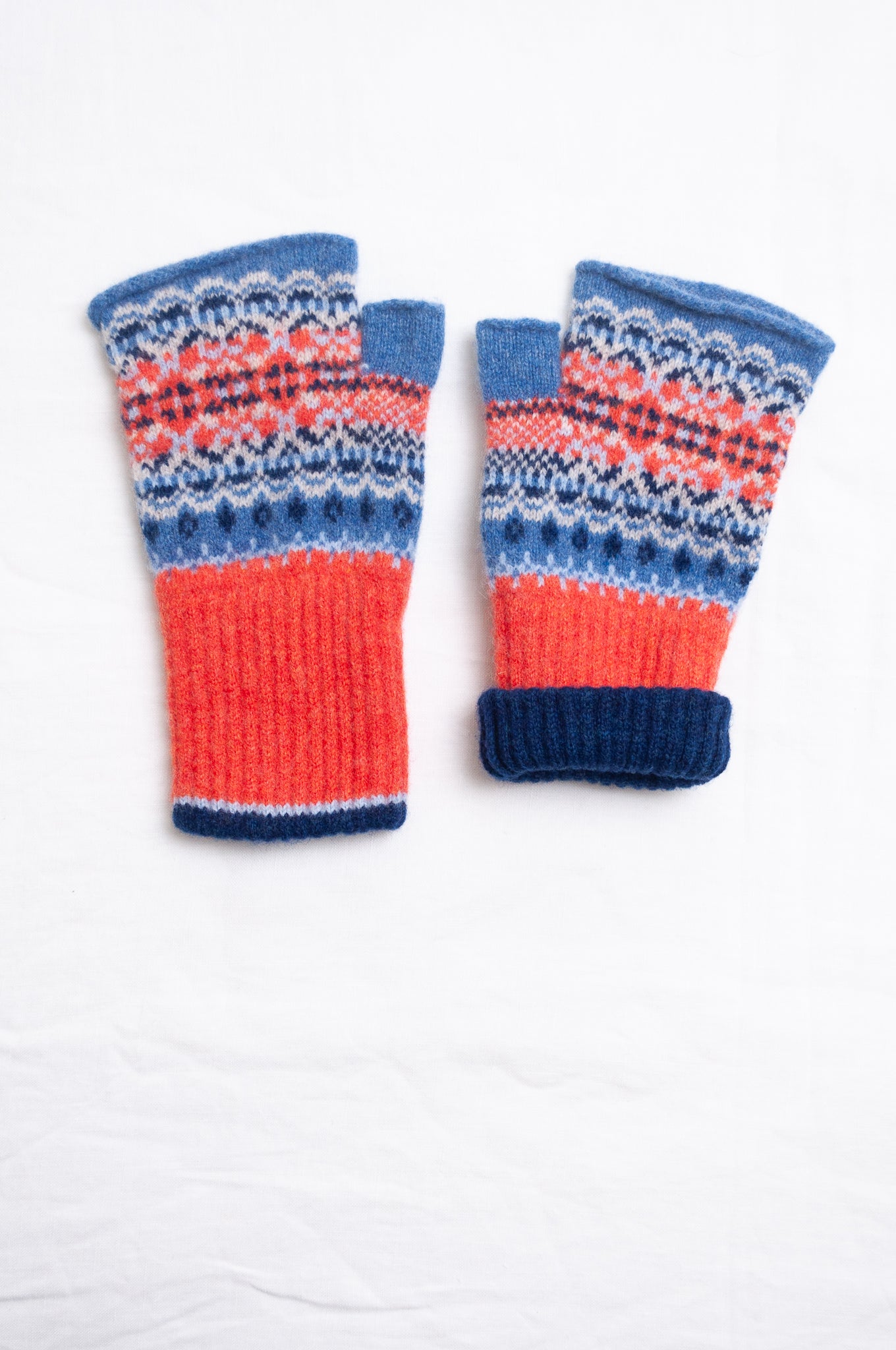 Eribe Alloa open mitt in Blue-bella.