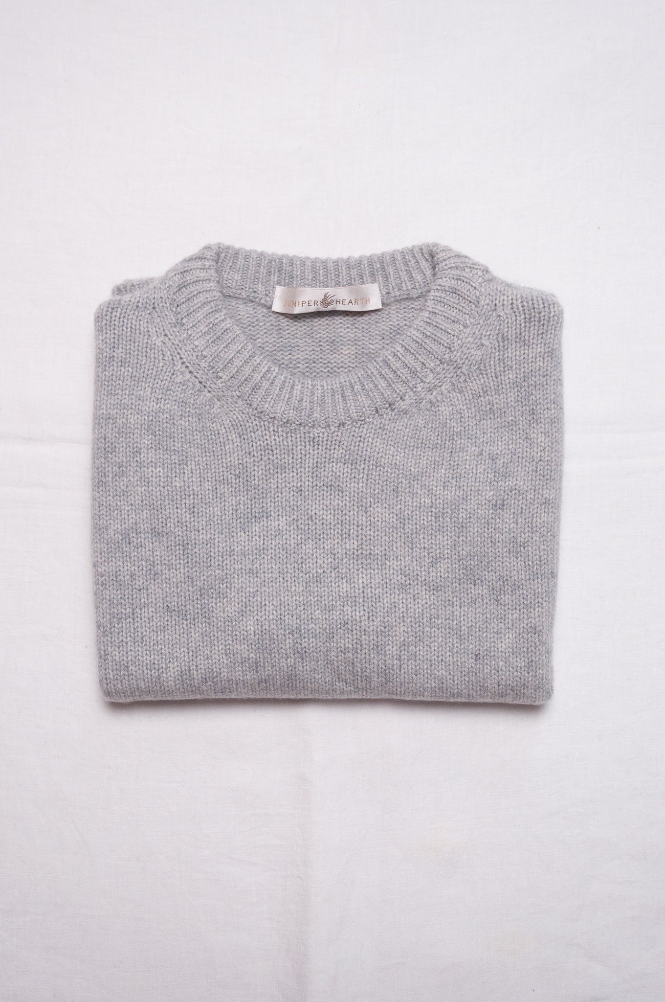 Juniper Hearth pure cashmere vest in ash grey.