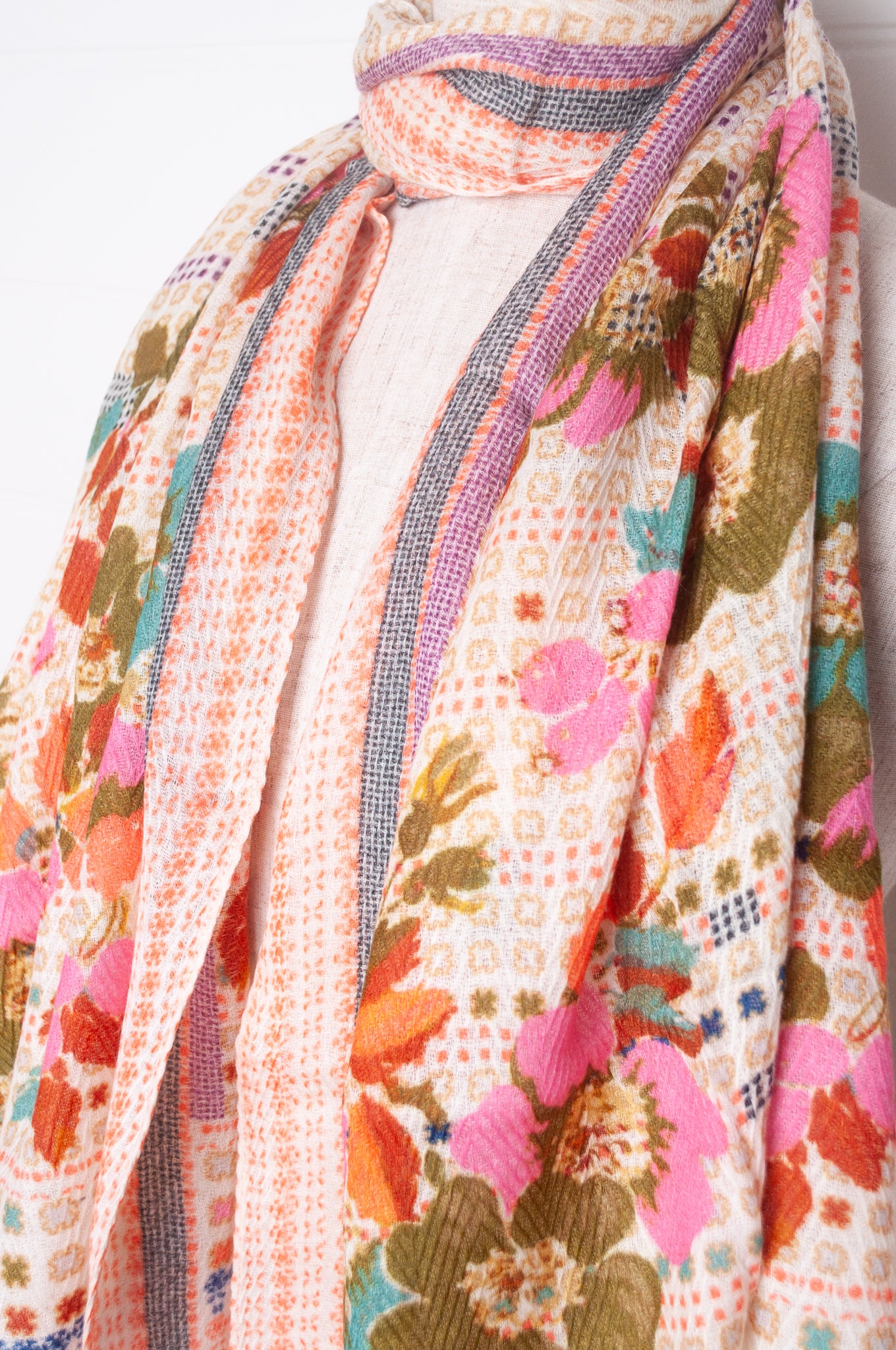 Anna Kaszer - Lizzy scarf (capucine)