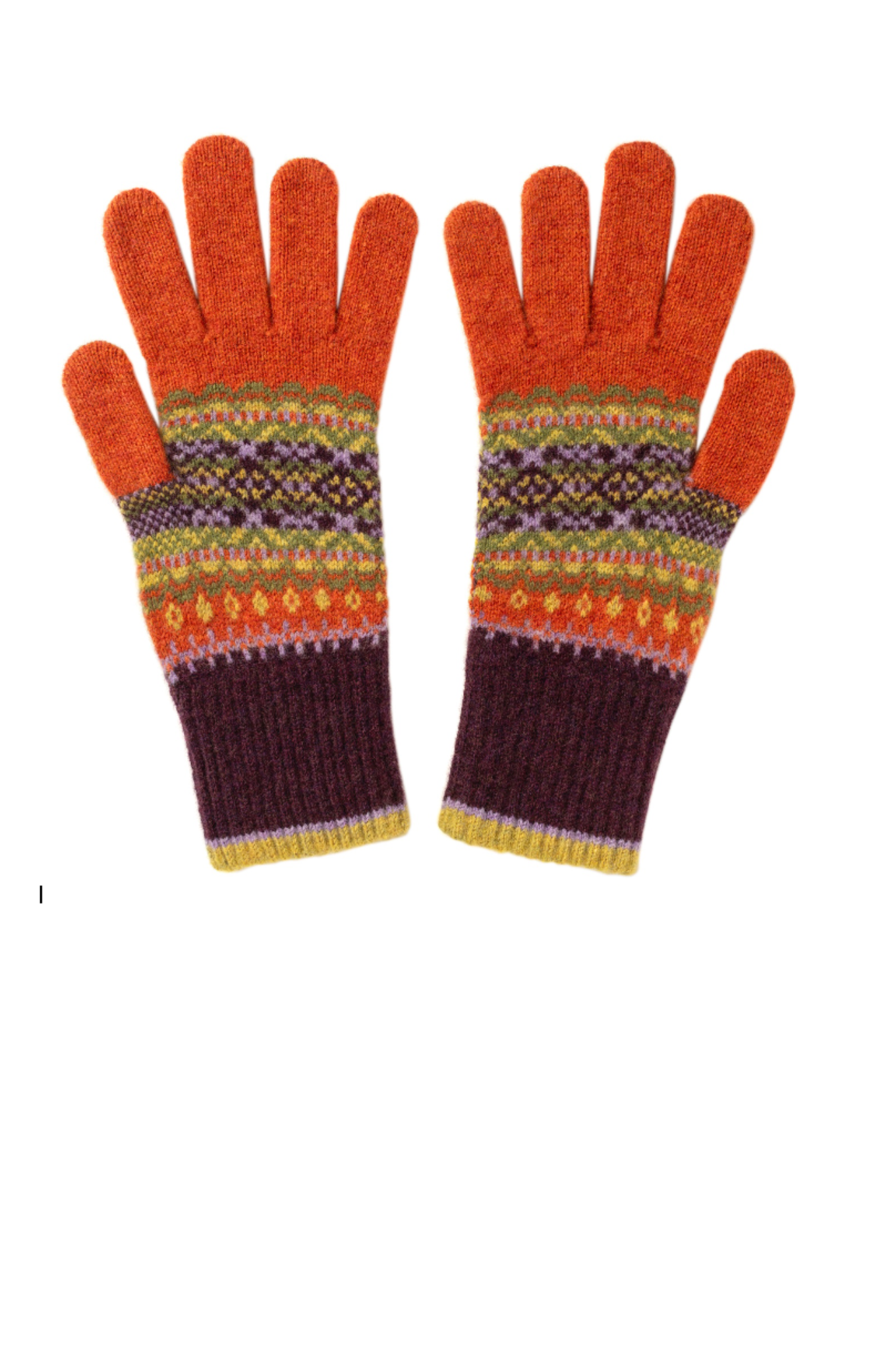 Eribe Alloa fairisle gloves in Winter.