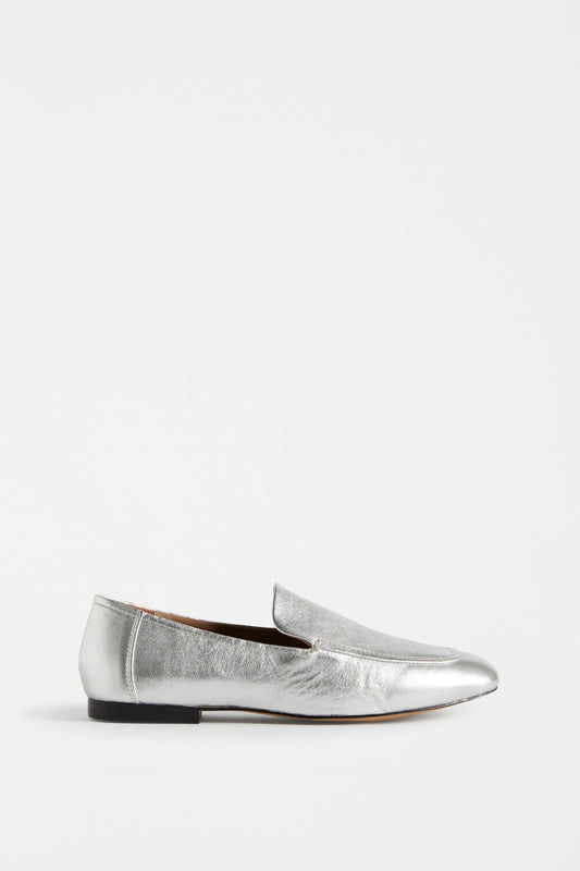 Elk the label silver Clift loafer.