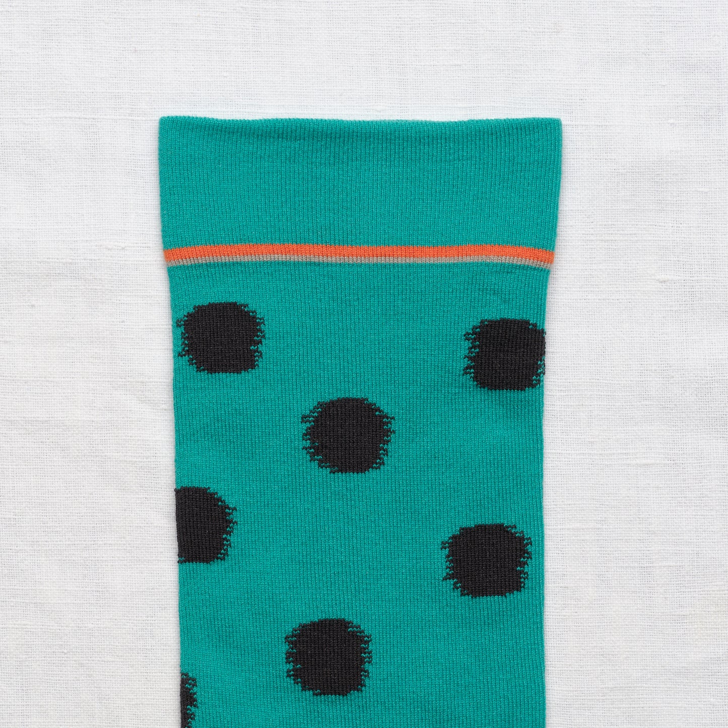 Bonne Maison Polka dot viridien cotton socks.