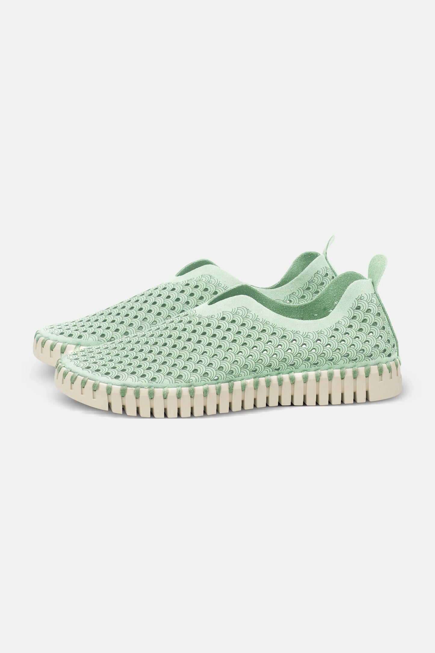 Ilse Jacobsen Tulip shoes in Laurel green aqua mint.