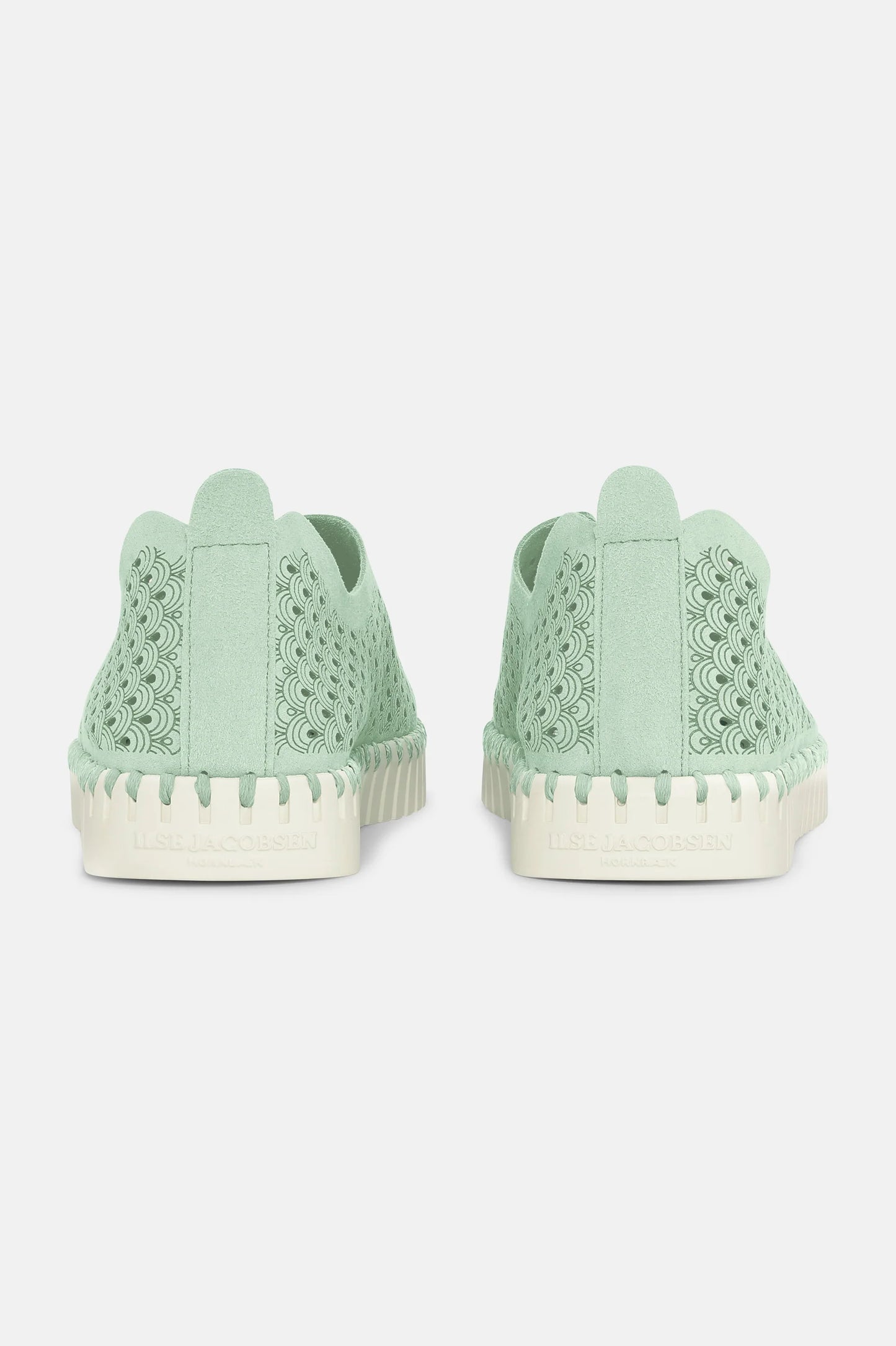 Ilse Jacobsen Tulip shoes in Laurel green aqua mint.
