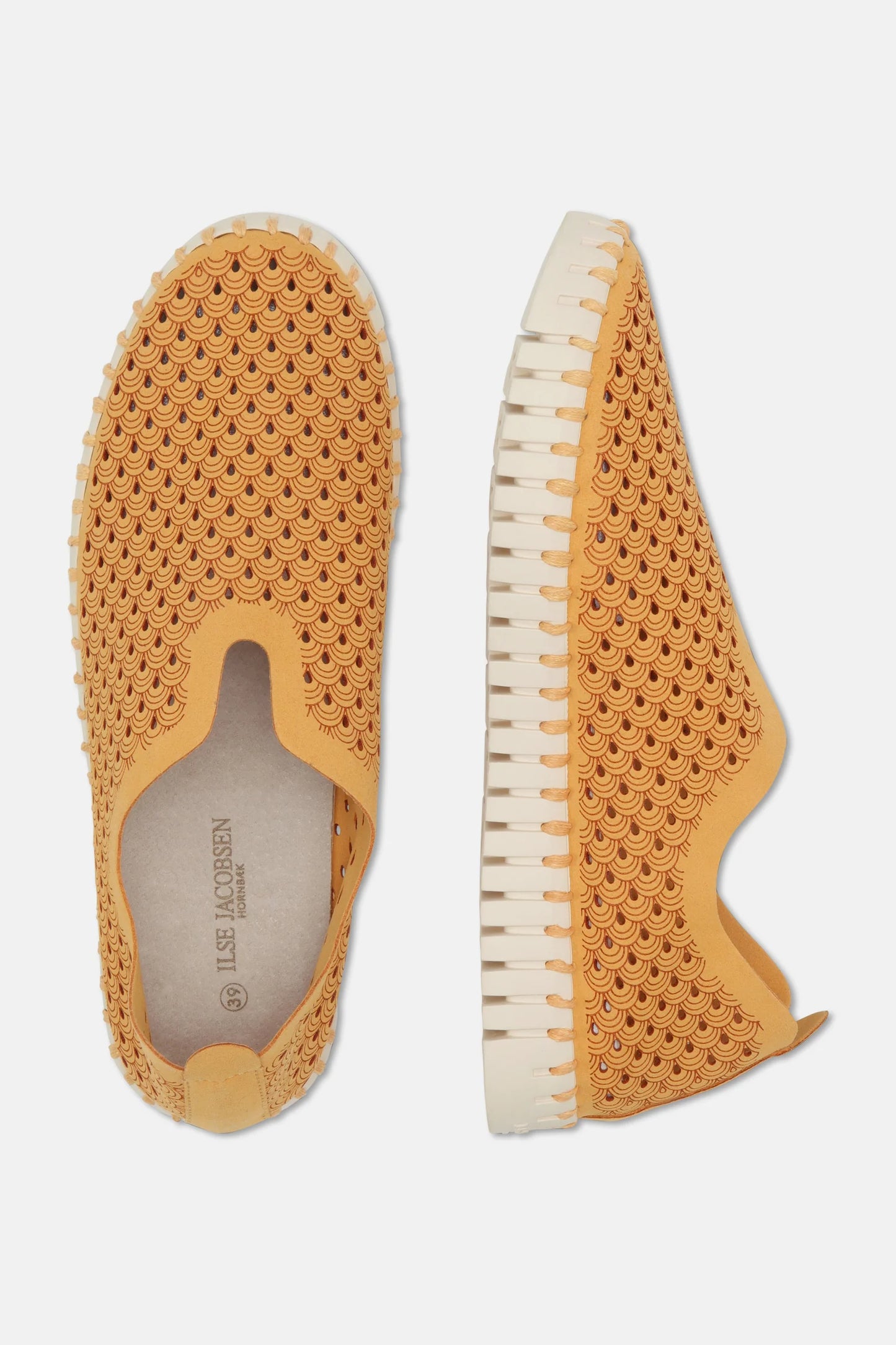 Ilse Jacobsen Tulip shoes in golden nugget yellow.