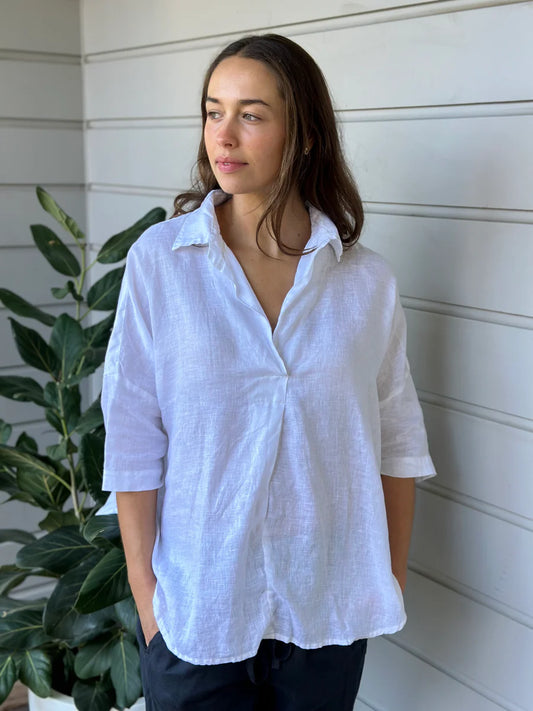 Frockk Riley top - white