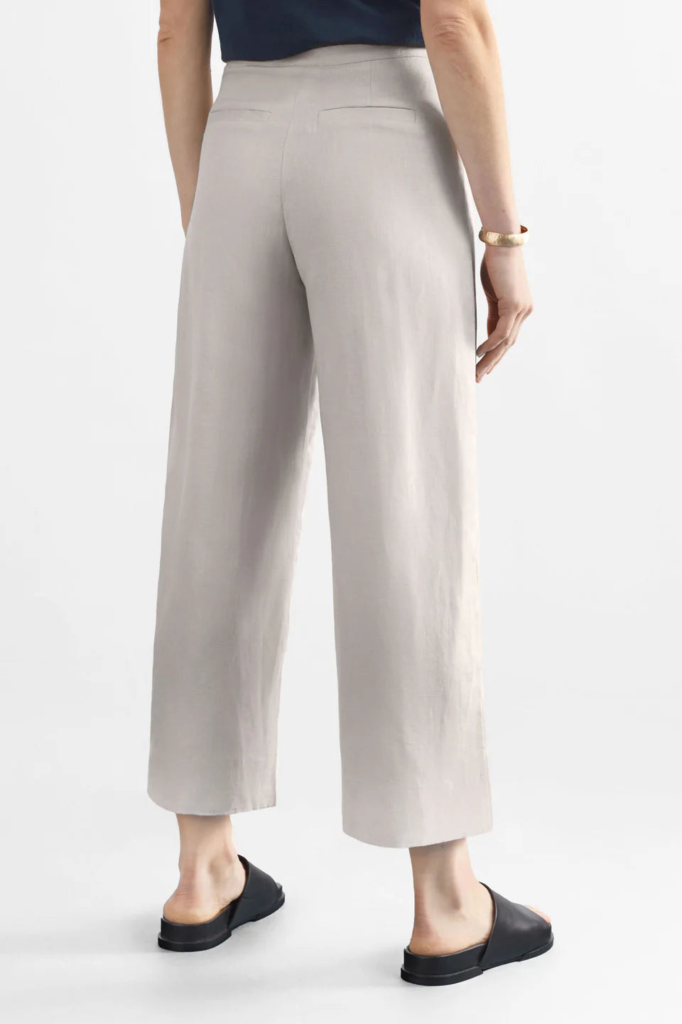 Elk Hersom flax linen straight leg pants.