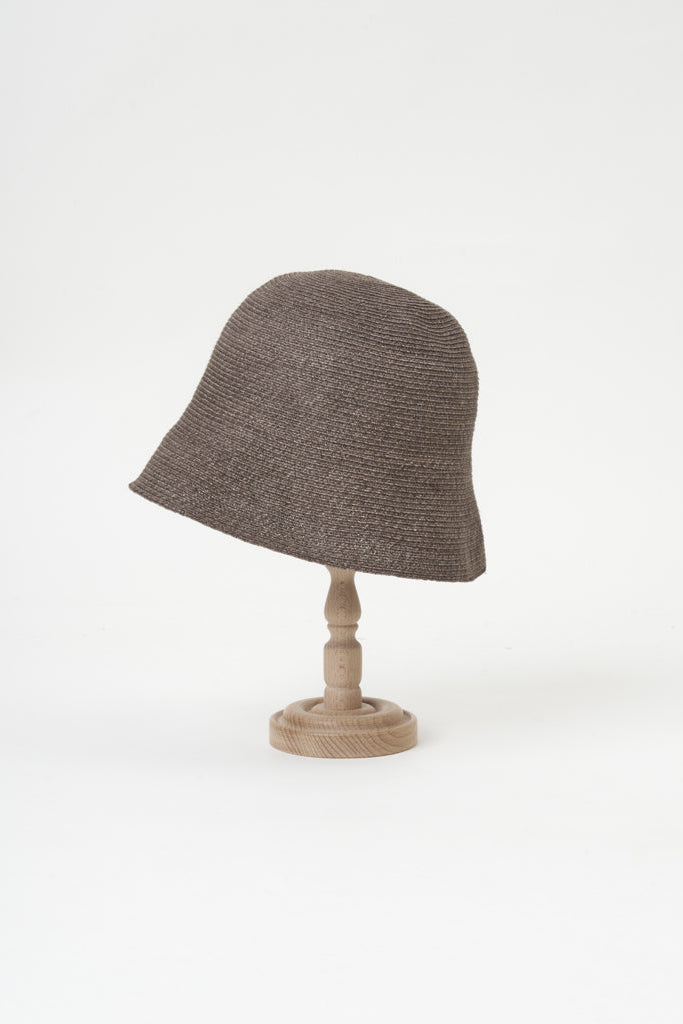 PCNQ made in Japan Hina bucket hat in brown.