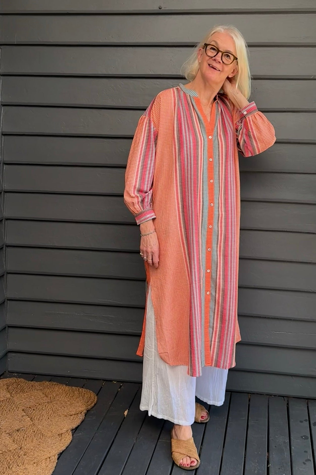 Riviera dress - coral