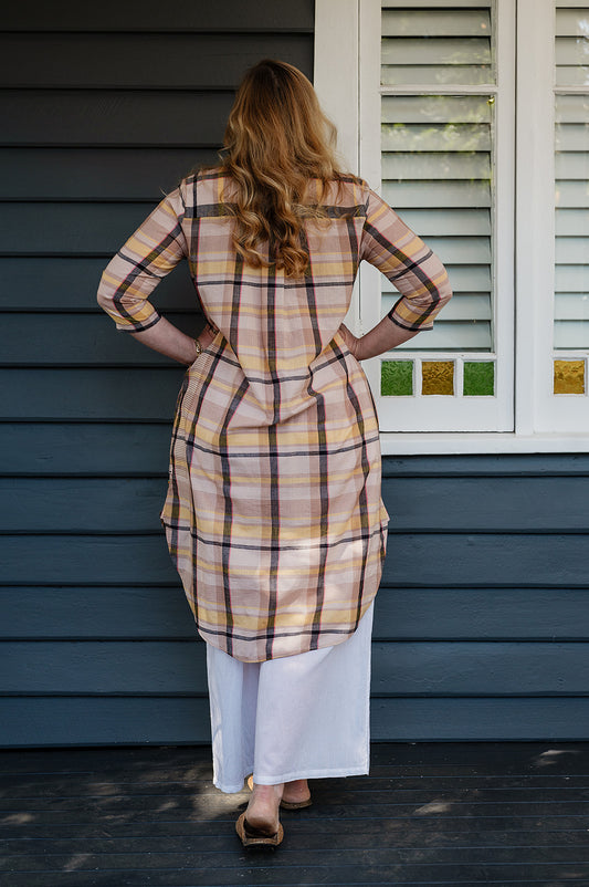 Lotus Veda Hope kurta - multi checks