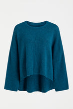 Load image into Gallery viewer, Elk Agna sweater in peacock teal blue.