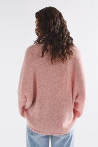 Elk Agna sweater in pale pink salt.