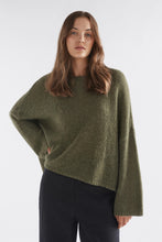Load image into Gallery viewer, Elk Agna sweater in olive green.