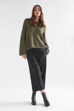 Load image into Gallery viewer, Elk Agna sweater in olive green.