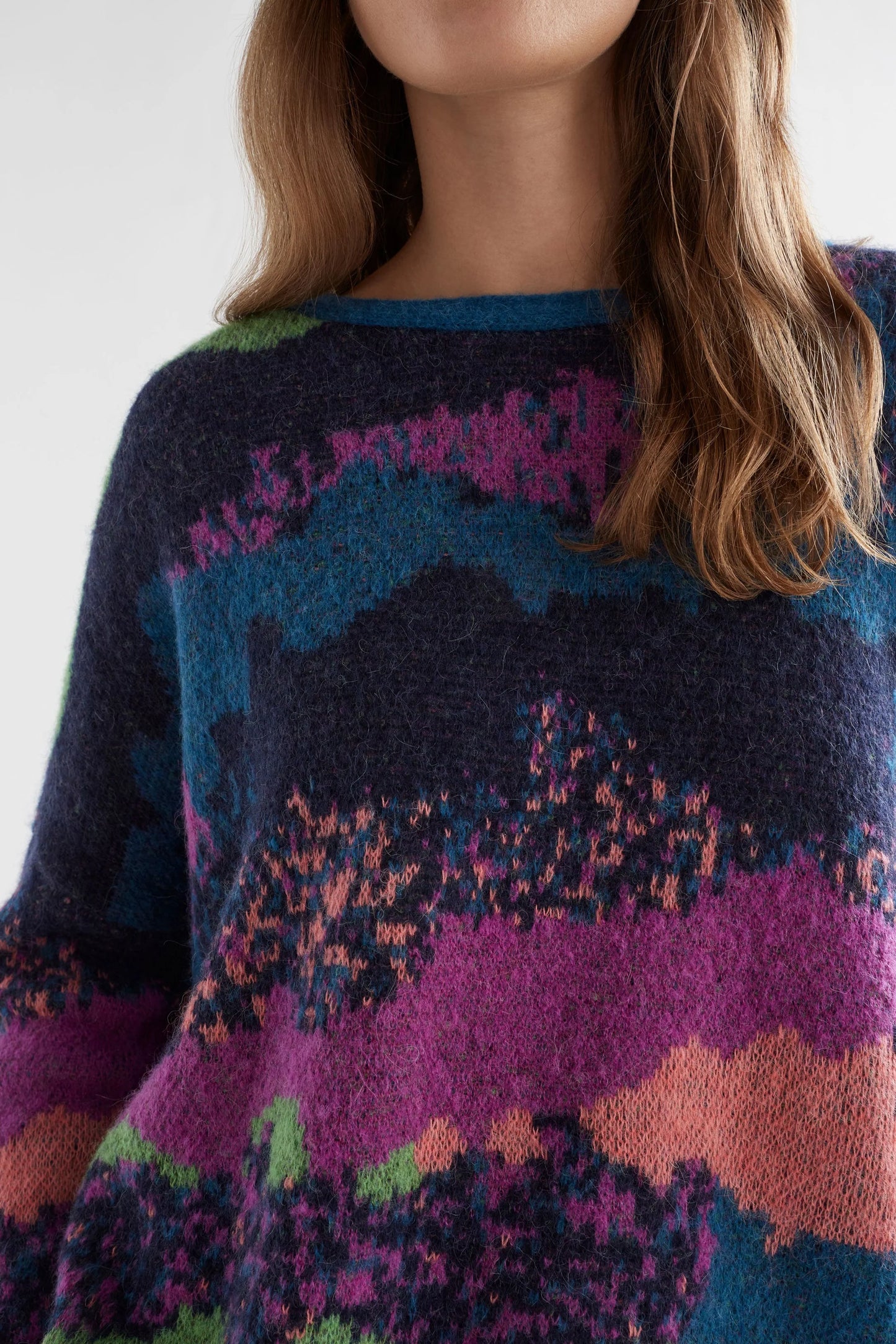 Elk Sprache sweater - multi jacquard