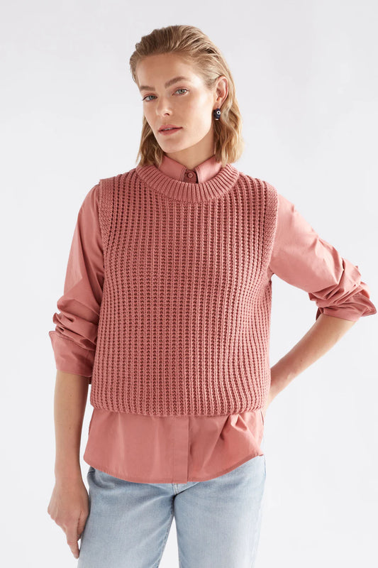 Elk Arp vest - Clay pink