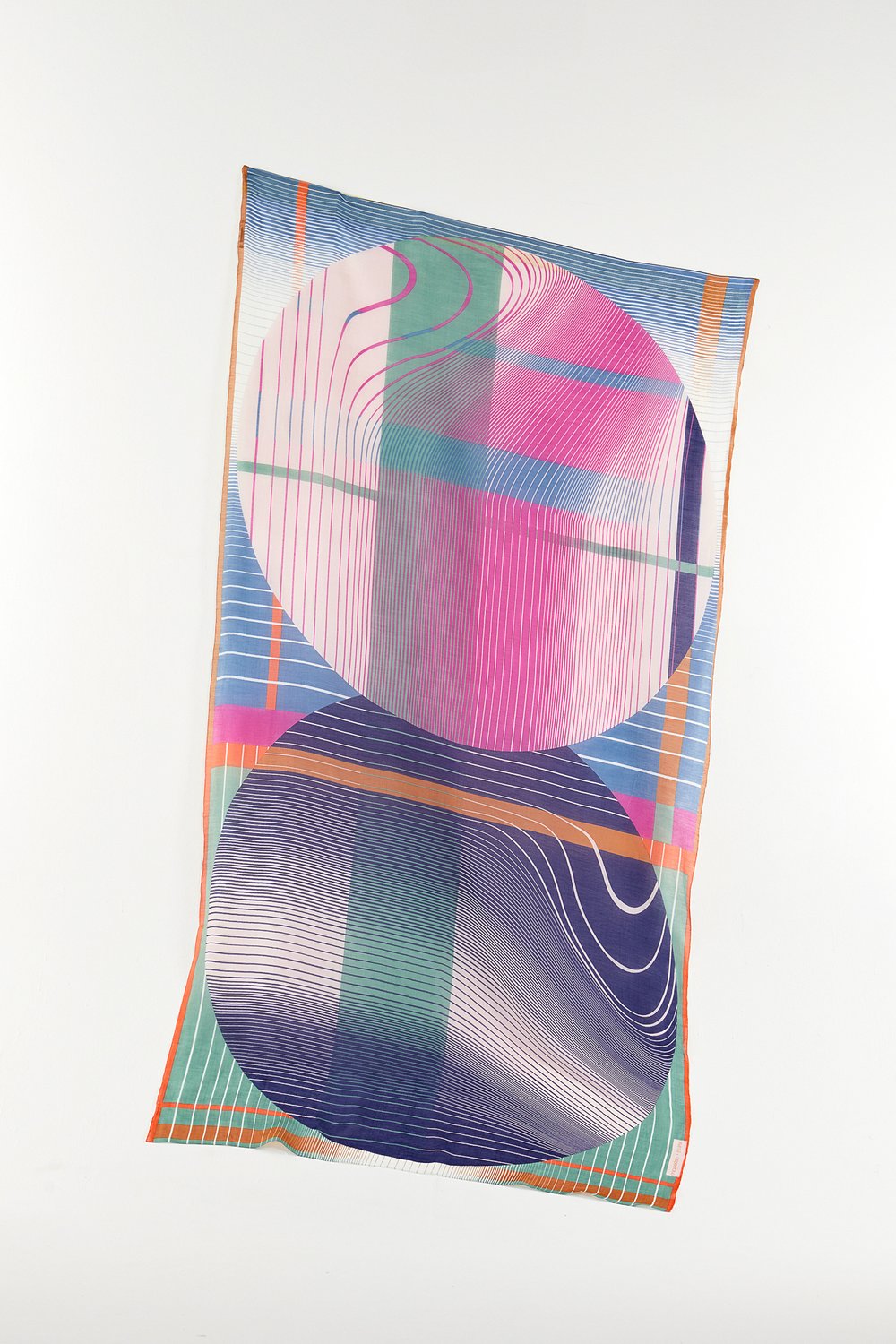 Ma Poésie Eclipse scarf - bright pink