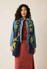 Load image into Gallery viewer, Nancybird fine wool long scarf in blossom bouquet print.