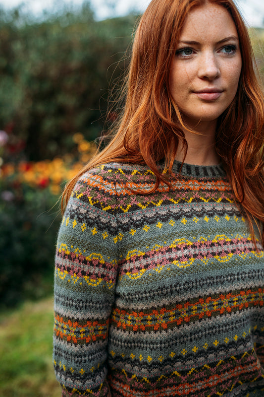 Eribe Kinross merino sweater in Agate.