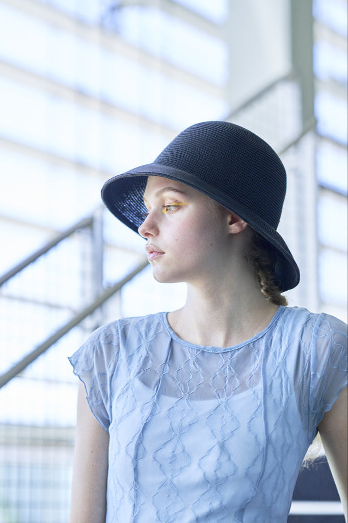PCNQ Noah made in Japan black foldable hat.